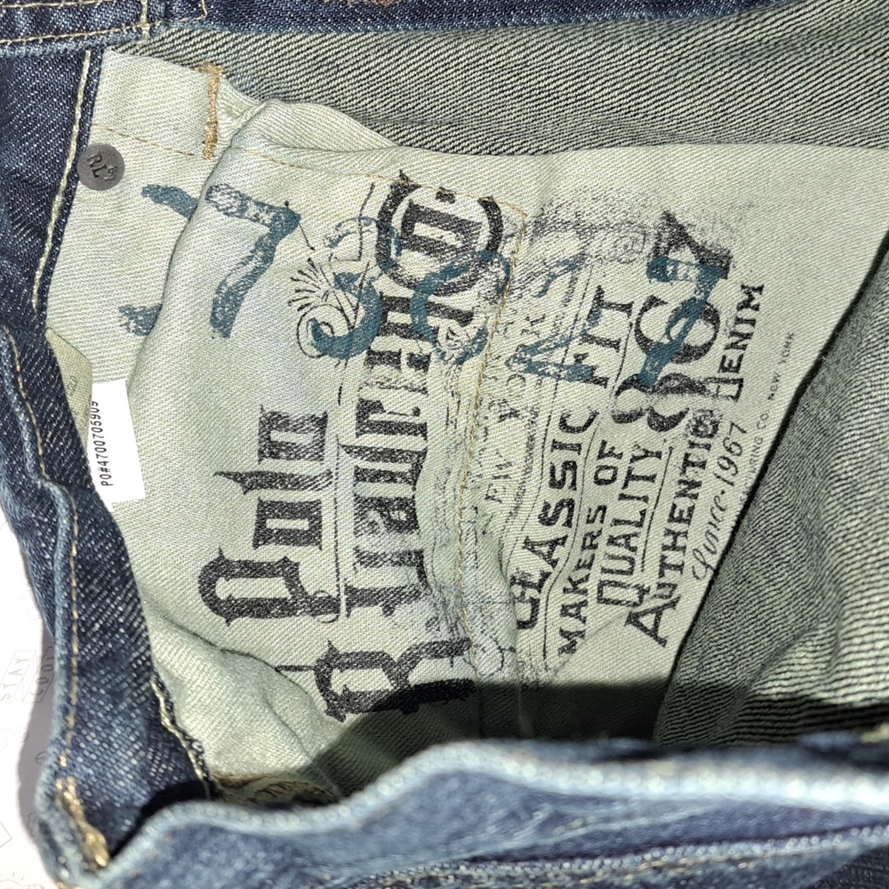 Polo Ralph Lauren 867 "Warren" classic 5-pocket denim jeans -32x32 -straight leg - Picture 8 of 9